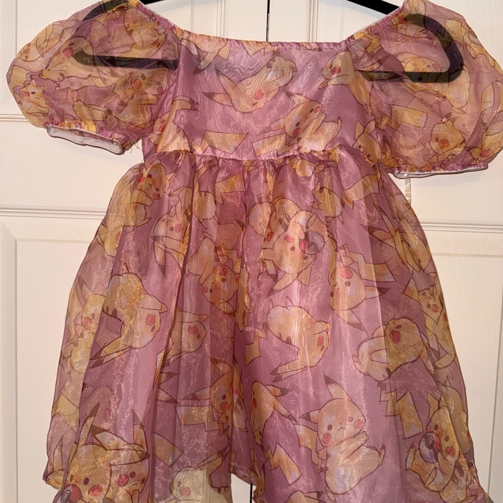 Pokemon Pink Satin dress